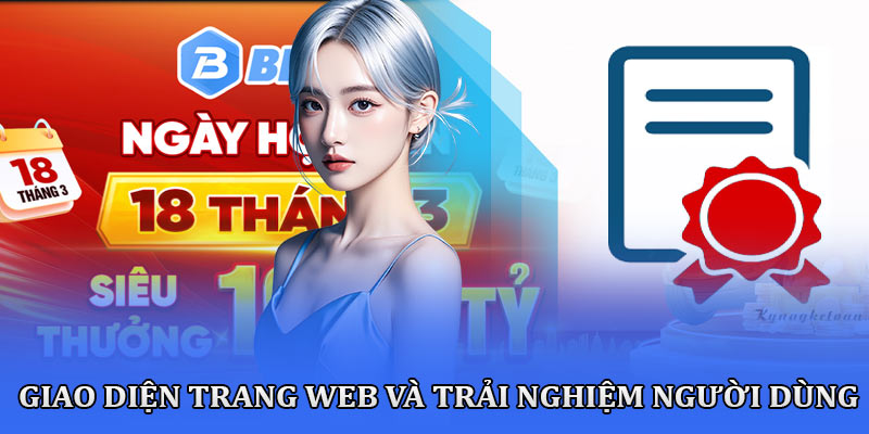Giao diện trang web và trải nghiệm người dùng độc đáo